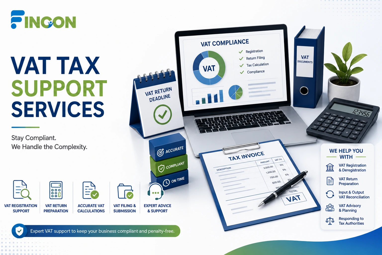 VAT & Tax Support Services UK FINCON